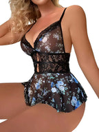 Midnight Floral Babydoll