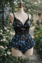 Midnight Floral Babydoll
