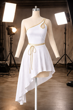 White and Gold Bodysuit