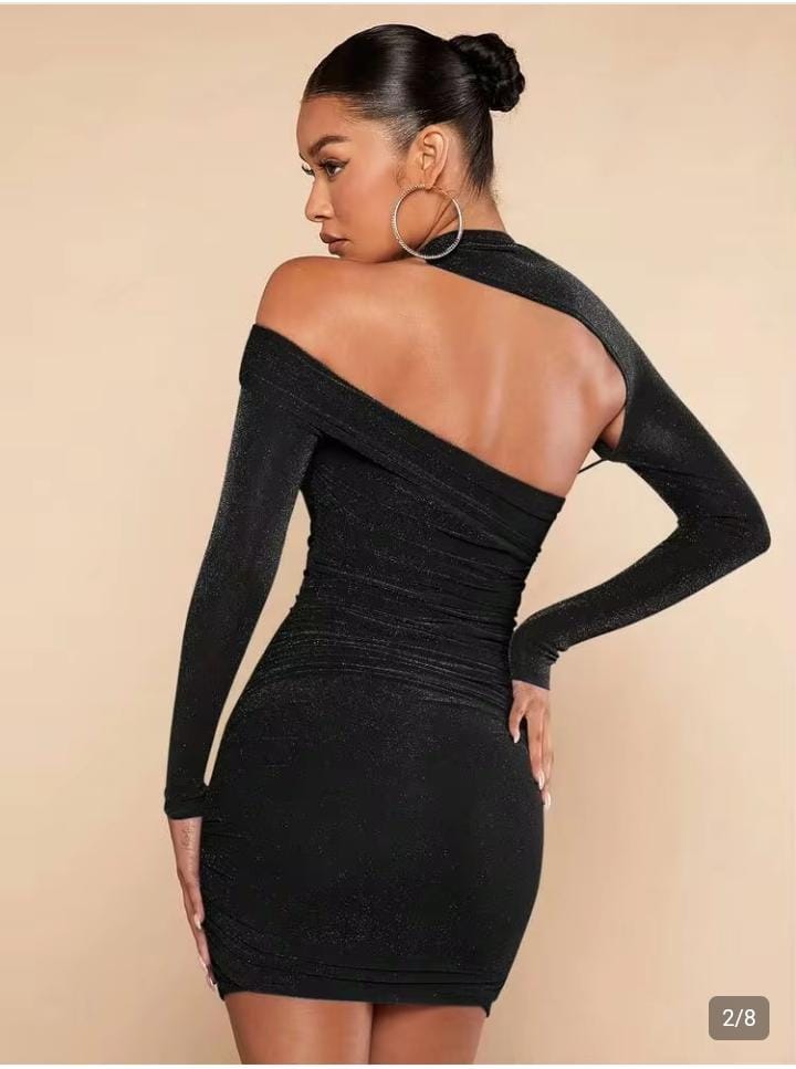 Midnight Muse Cut-Out Bodycon Dress